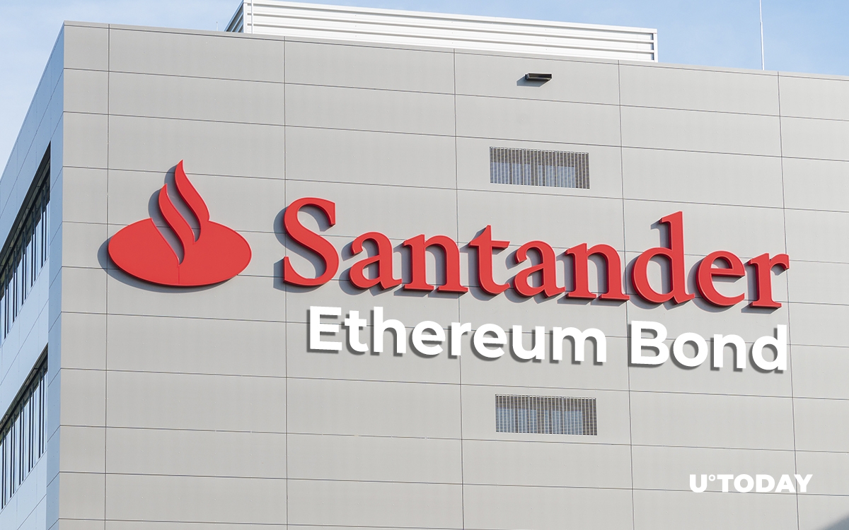 随着加密货币交易员成为以太坊看涨人，Banco Santander发行的第一批以太坊债券获得结算